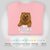 Create a t-shirt from your pet’s photo — family wearing coordinated designs