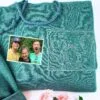 Personalized Line Art Embroidered T‑Shirt Sweatshirt & Hoodie