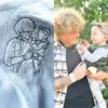 Personalized Line Art Embroidered Tshirt Sweatshirt & Hoodie