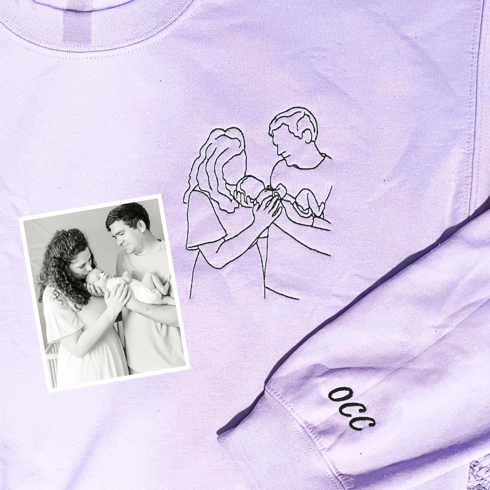 Family wearing portrait apparel